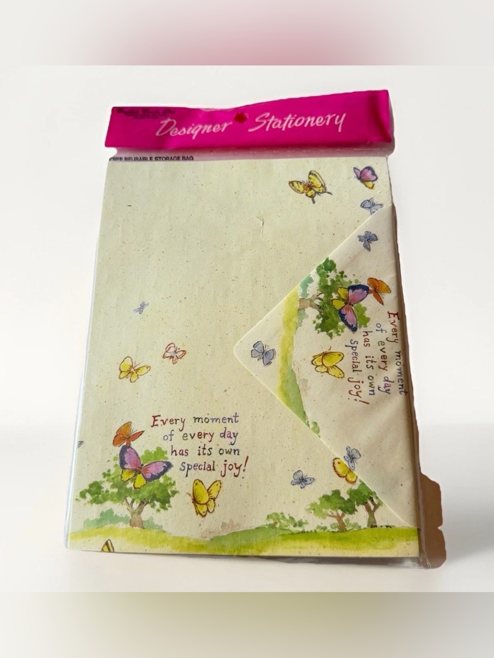 Vintage English Cards Ltd Every Moment Stationary Sealed 30 Sheets 15 Envelopes.